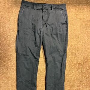 OLIVE GREEN MENS STRAIGHT CHINO PANTS 34x30 COTTON ON